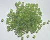 10 grams of 4x4mm Colorlined Opaque Lime Miyuki Cubes